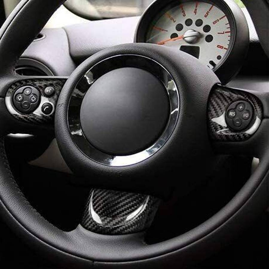 Steering Wheel Center Button Cover Trim Fit For Mini Cooper R55 R56 R57 R58 R59~