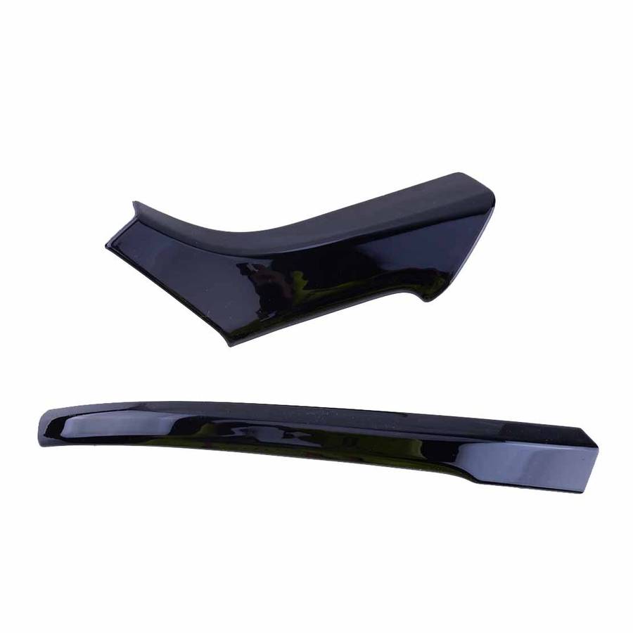 Black Rearview Mirror Strip Trim Molding Fit for Toyota Highlander 2020-2022