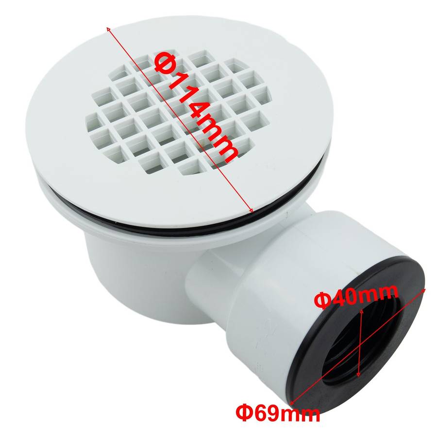 Shower Drain Anti-odour Plugs For 1.5 Inches Pipe Good Sealing Low Profile