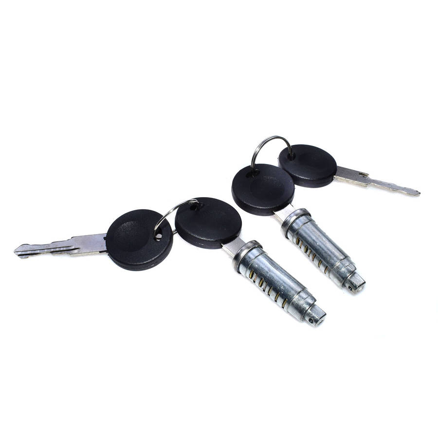 2 Sets Door Lock Barrel W/ Keys FOR VW TRANSPORTER MK4 T4 701837206,7018