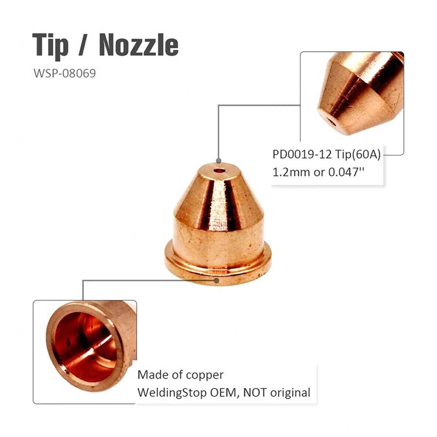 48 Pcs Replacement Eastwood-Versa, Cut Plasma Torch Consumables For CB70