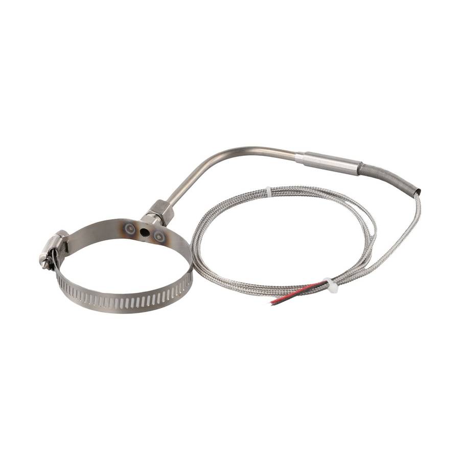 Right Angle EGT Thermocouple K Type Temperature Probe With Glass Fiber Cable