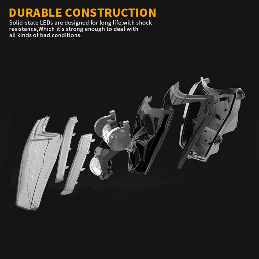 LED Headlight Hi/Low Beam For KTM 200 250 300 450 500 XCW 350 EXC-F XCF-W