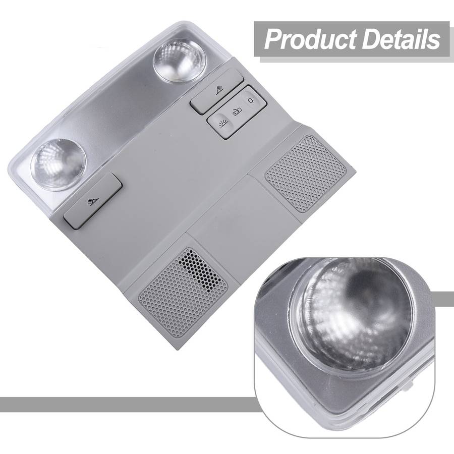 Car Interior Roof Reading Ceiling Light For Golf For Passat 1K0947105P-Gra