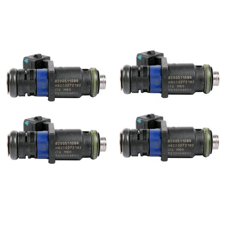 For Renault Megane 225 Laguna Espace 4Pcs Fuel Injector 8200511099