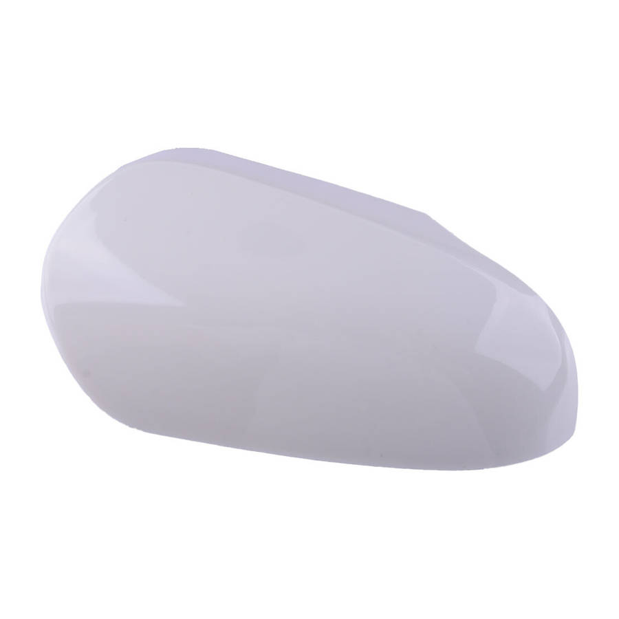 Right Side Rearview Mirror Cover Cap Fit For Toyota Yaris 2012-2020 White ABS