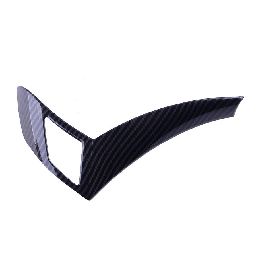 Carbon Fiber Style Steering Wheel Button Cover Fit For BMW 5Series E60 E61 03-10