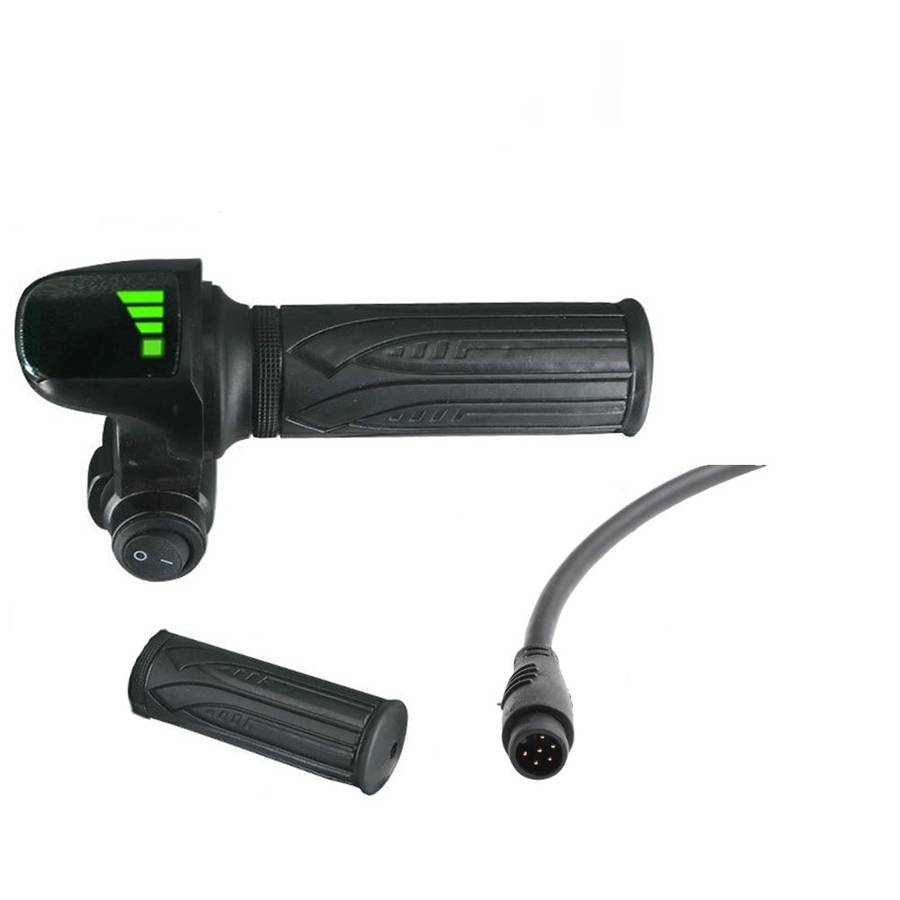 6 Pin Waterproof Throttle Control Grip For Electric Scooters And E Bikes