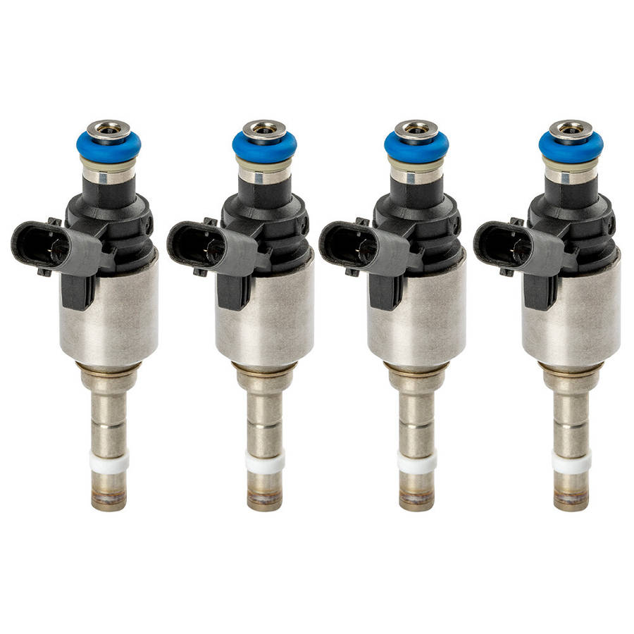 Set of 4 Fuel Injectors 0261500076 For Audi A4 A3 A5 TT VW T5 Eos CC 2.0L Turbo