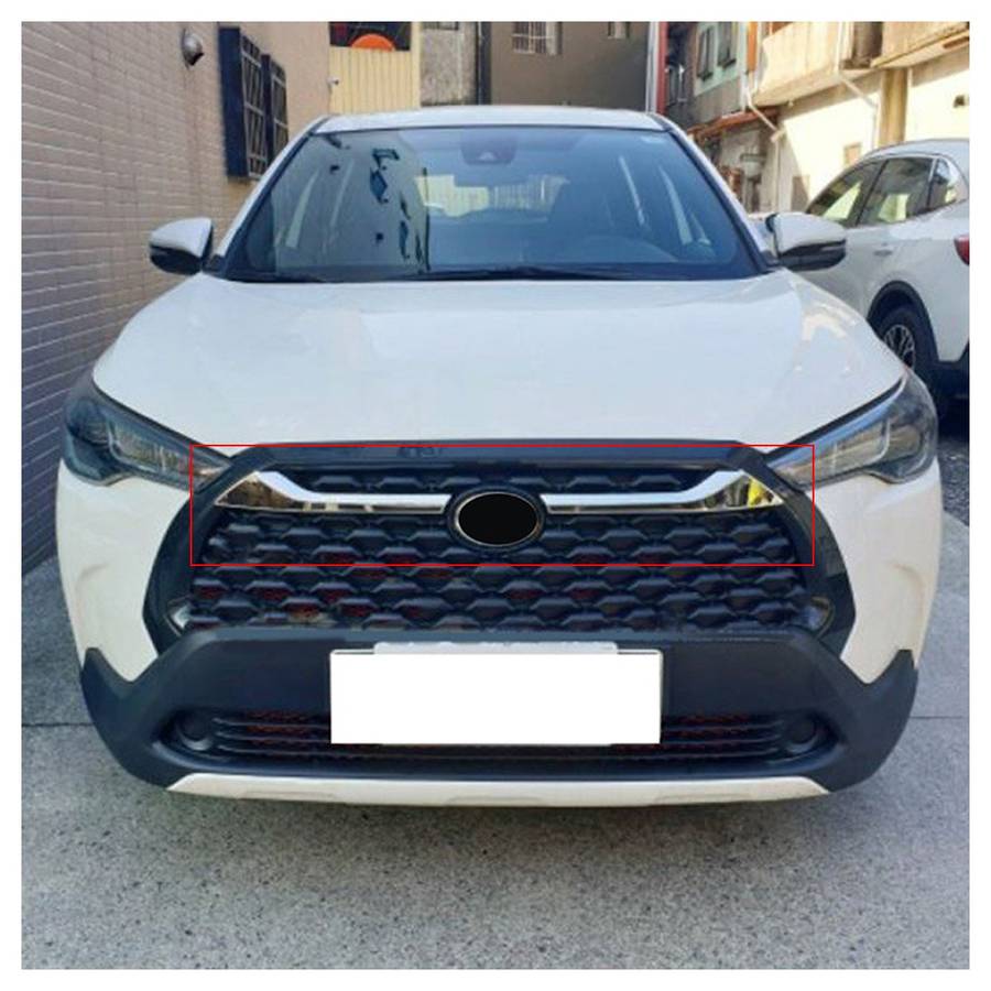 Front Centre Grille Lid Cover Trim Decor Fit for Toyota Corolla Cross 2020-2024