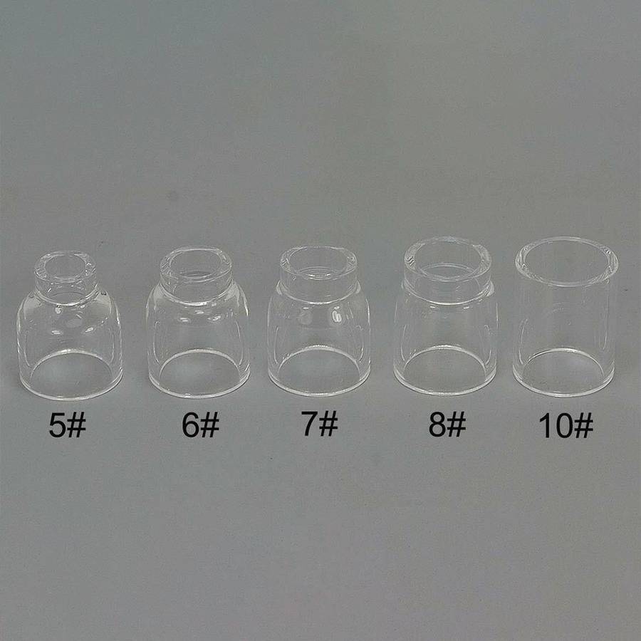 1set TIG Welding Torch Gas Lens #5-10 Glass Cup Kit For WP-17/18/26