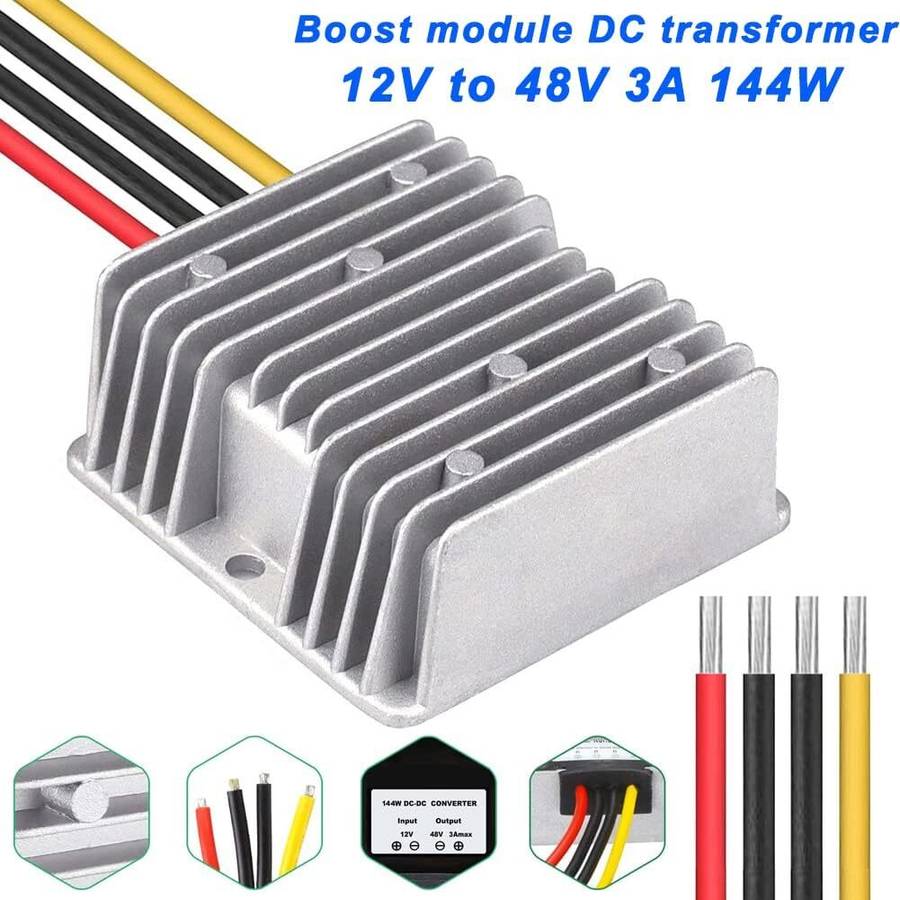 DC 12V to DC 48V 3A Voltage Regulator Power Converter Transformer