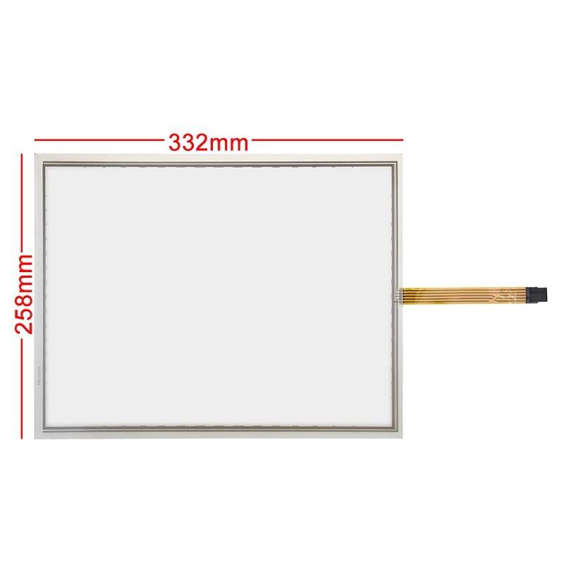 For Siemens A5E02713377 PANEL 15T 677B/C Resistive Touch Screen 332*258mm