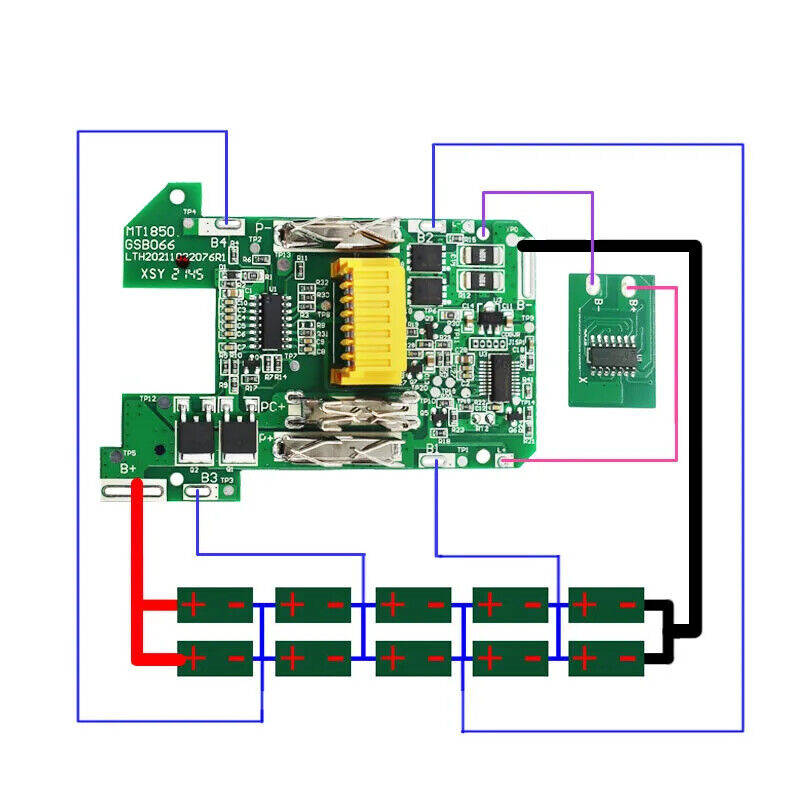 BL1830 For Makita 18V 3.0Ah 6.0Ah Li-ion Battery Case Charging Protect Circuit