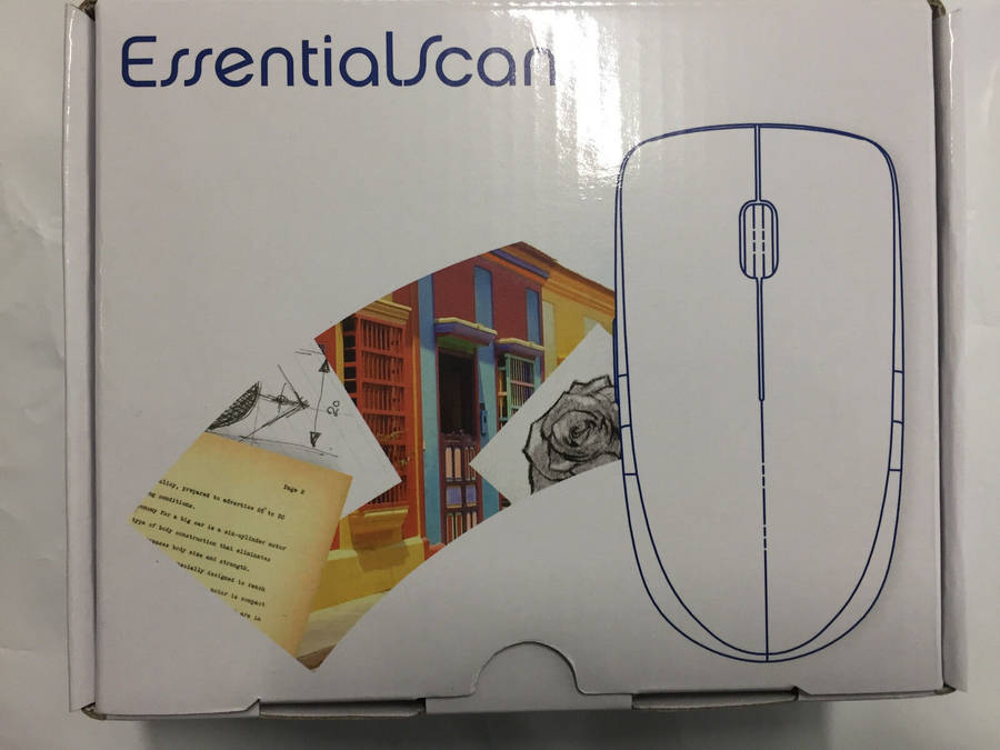 New EssentialScan USB Scanner Mouse Handheld Portable Photo Document Book Scan