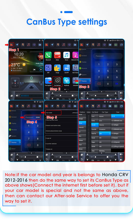 9.7'' For Honda CR-V 2012-2016 Car Multimedia Radio Carplay Android 13 GPS Navi