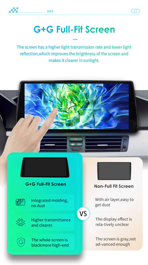 10.33"Android 12 Carplay Stereo GPS Radio IPS for BMW 3 Series E90 E92 2009-2012