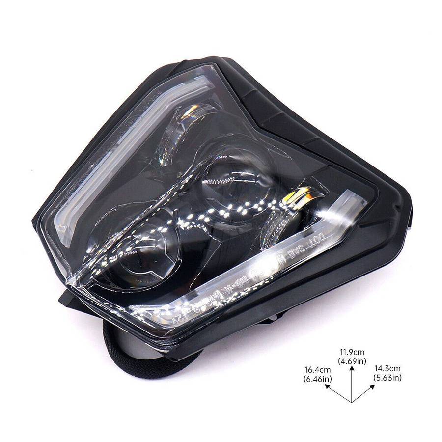 LED Headlight H/L beam Head Lamp For KTM 200 250 300 450 500 XCW 350 EXC-F XCF-W