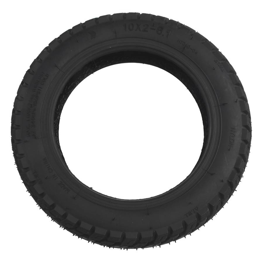 10 Inch 10x2-6.1 Tubeless Tyre Thickened Off-Road Tire Electric Scooter Refit