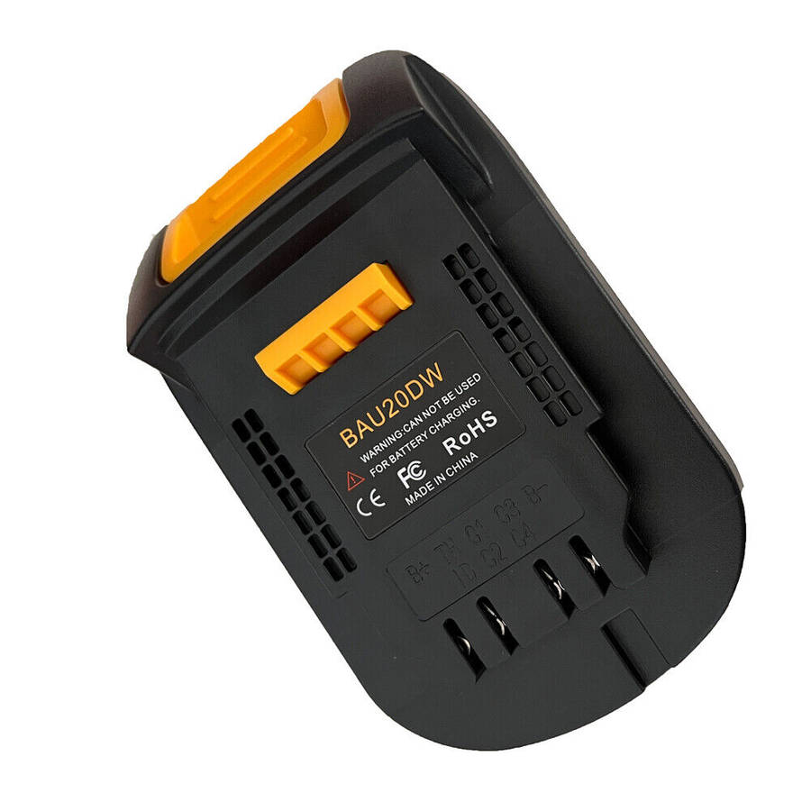 Adapter For Bauer 20v Li-ion Battery Convert to for Dewalt 18v 20v Cordless Tool