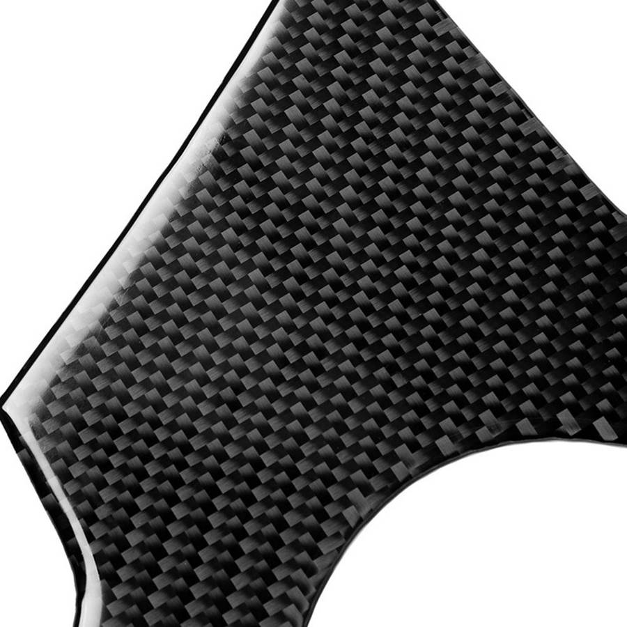 3pcs Carbon Fiber Style Console Panel Trim Cover For Alfa For Romeo For Giulia