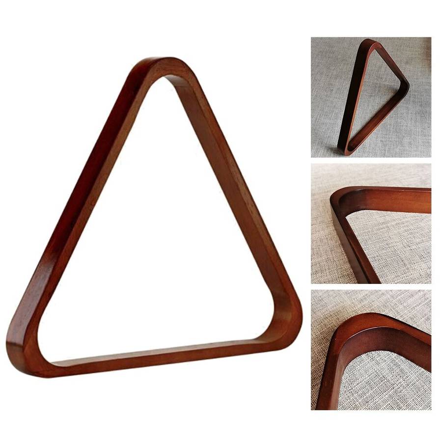 Triangle Rack Wooden 8-Ball Billiard Billiard And Pool Practical