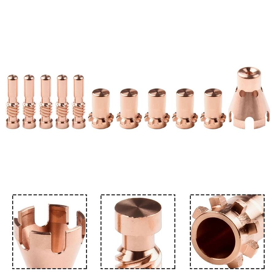 11pcs For Electric-ProCut 25 /55 /80 Torch Electrode Tip KP2062-3B1,KP2065-1/NEW