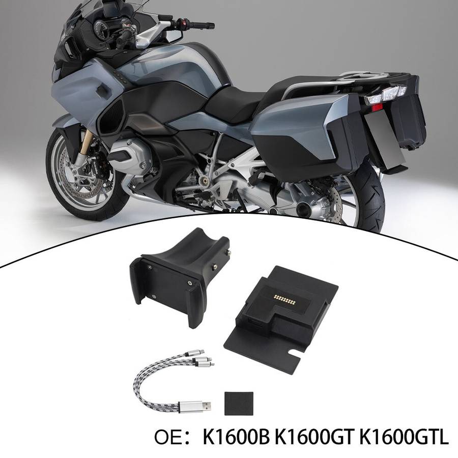 Motorcycle GPS Phone Navigation Bracket USB Charger Holder Mount Stand 2011-2020