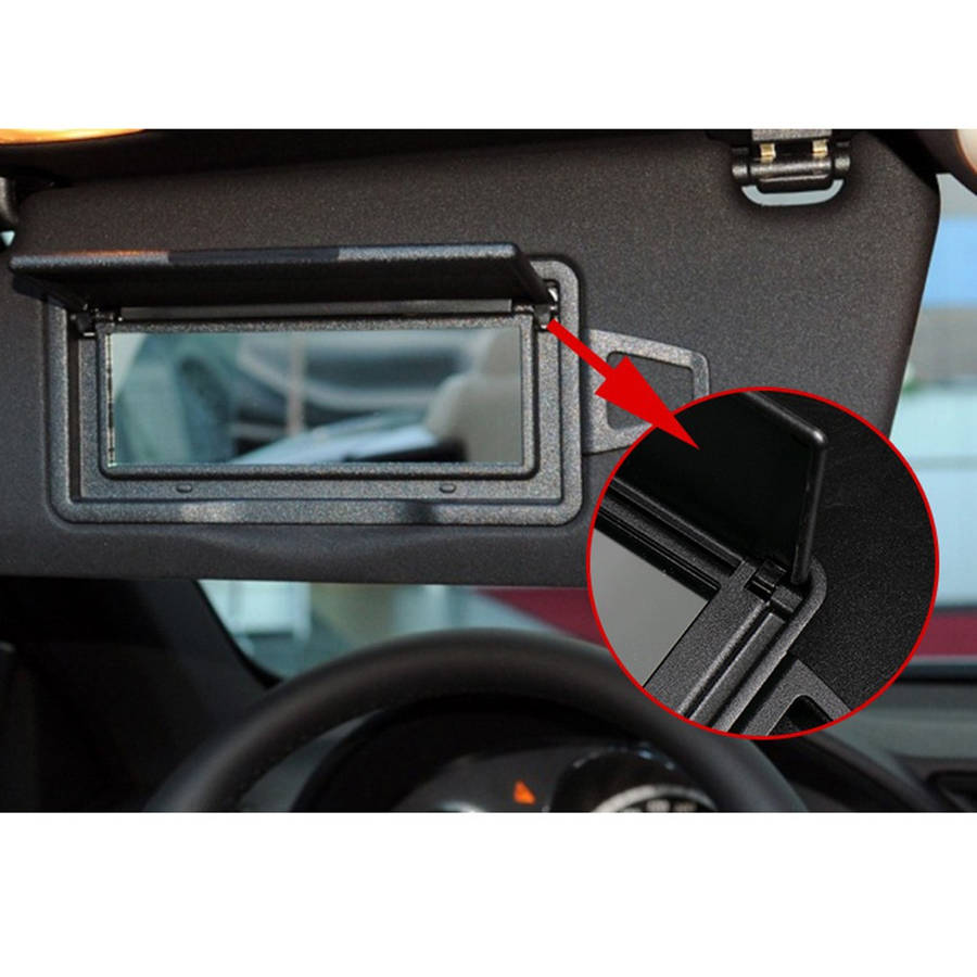 Perfect Fit Black Sun Visor Mirror For Mercedes For Benz W212 E Class 2009 2014