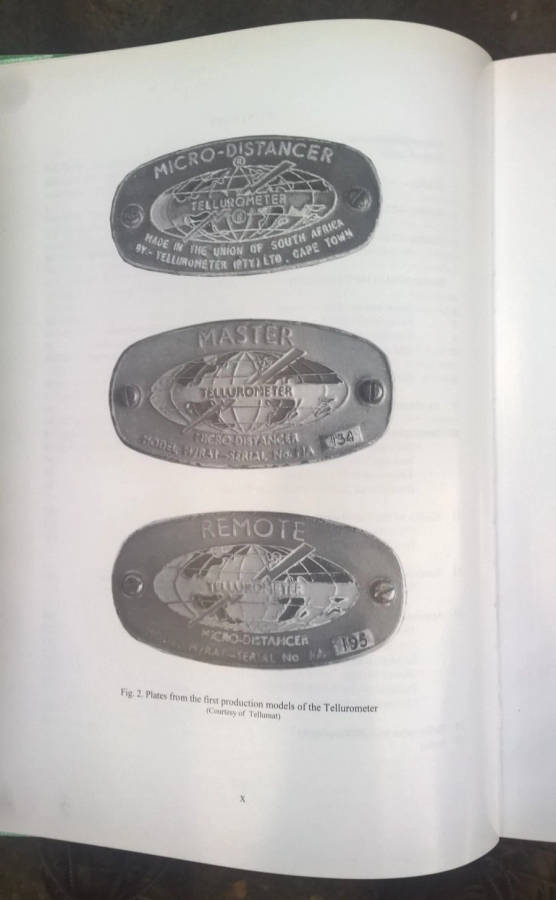 Tellurometer From Dr Wadley To MRA7 Compiled By JR Smith B Sturman & AF Wright