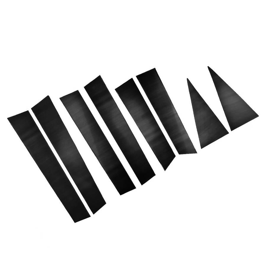 8pcs Car Door Trim Black Pillar Post Fit For Nissan X-Trail 2014 2015 2016