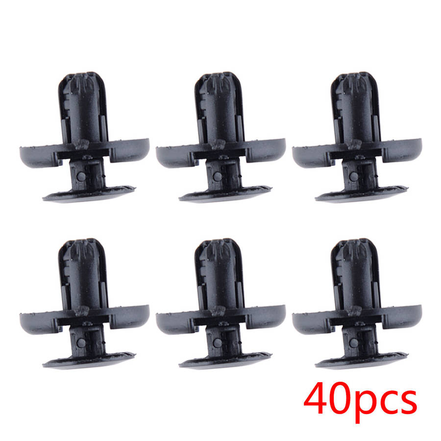 40x Bumper Fender Retainers Clips Fit for Toyota Suzuki Mazda Mitsubishi