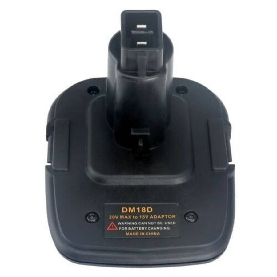 Battery Adapter for Dewalt For Milwaukee 18V Battery to For Dewalt Tool DM18D