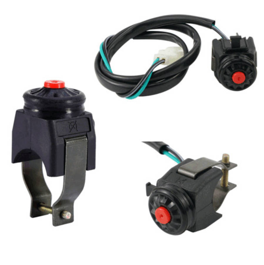 Motorcycle For KTM Dirt Bike ATV Sport Kill Switch Red Push Button Horn Starter