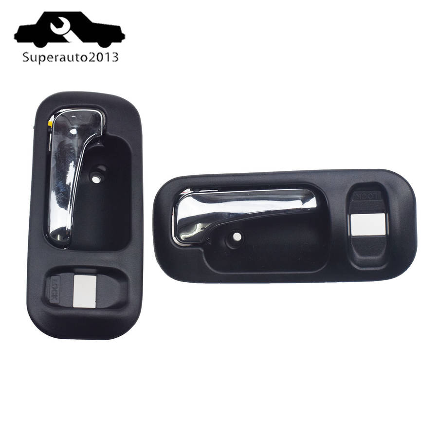 New Pair Rear Left & Right Interior Door Handle For 1997-2001 Honda CRV Odyssey