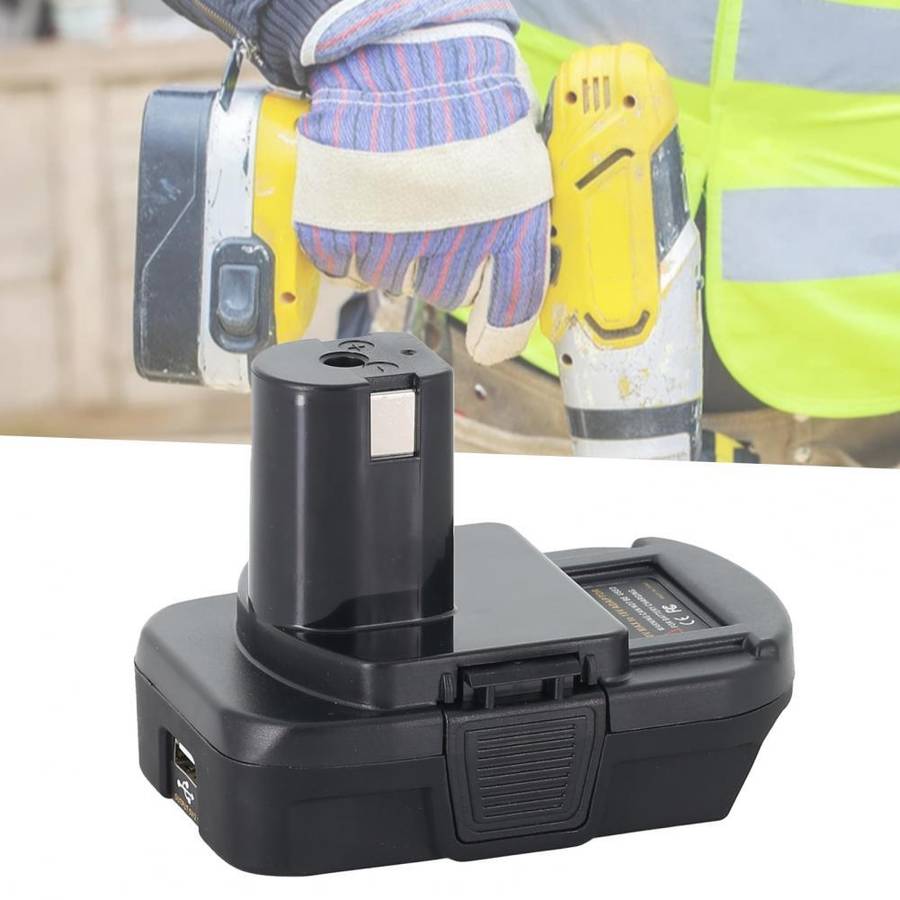 Battery Adapter For Black&Decker 18V Li-ion Battery Convert To For Ryobi 18V