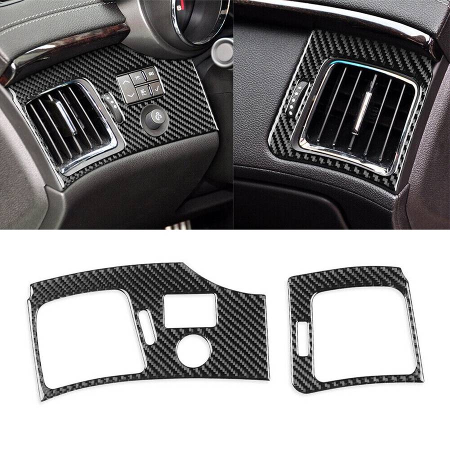 31Pcs Carbon-Fiber Full Interior Decorative Cover Trim For CTS 2008-13