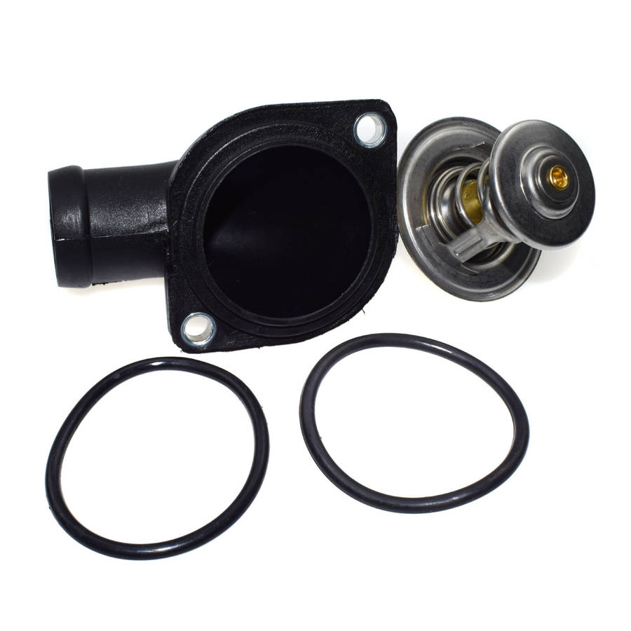 Coolant Water Hose Connector Pipe W/ Thermostat for VW Jetta Passat 055121121F