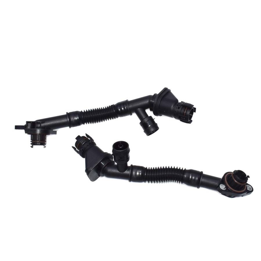 Set of 2 Crankcase Vent Hoses 11157646087 For BMW X5 X6 550i 650i 750i 750Li New