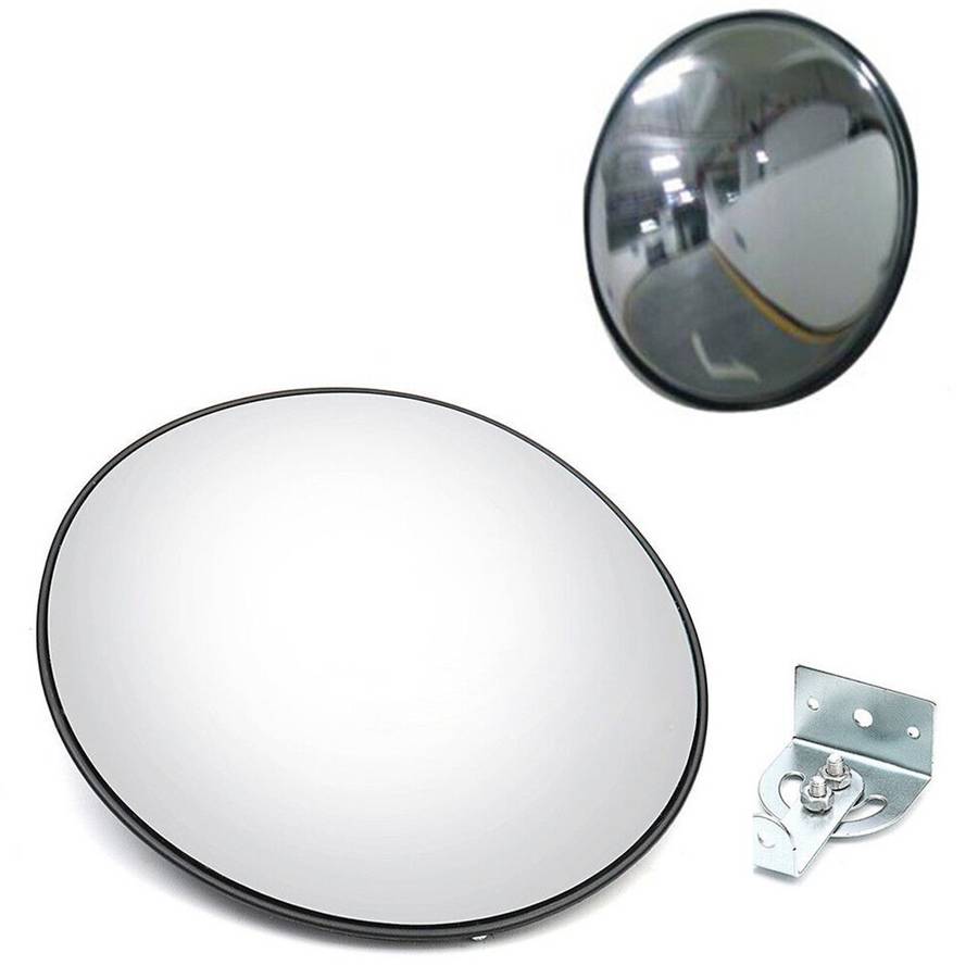 12" Traffic Convex Mirror Wide Angle Safety Mirror Driveway Outdoor Security New