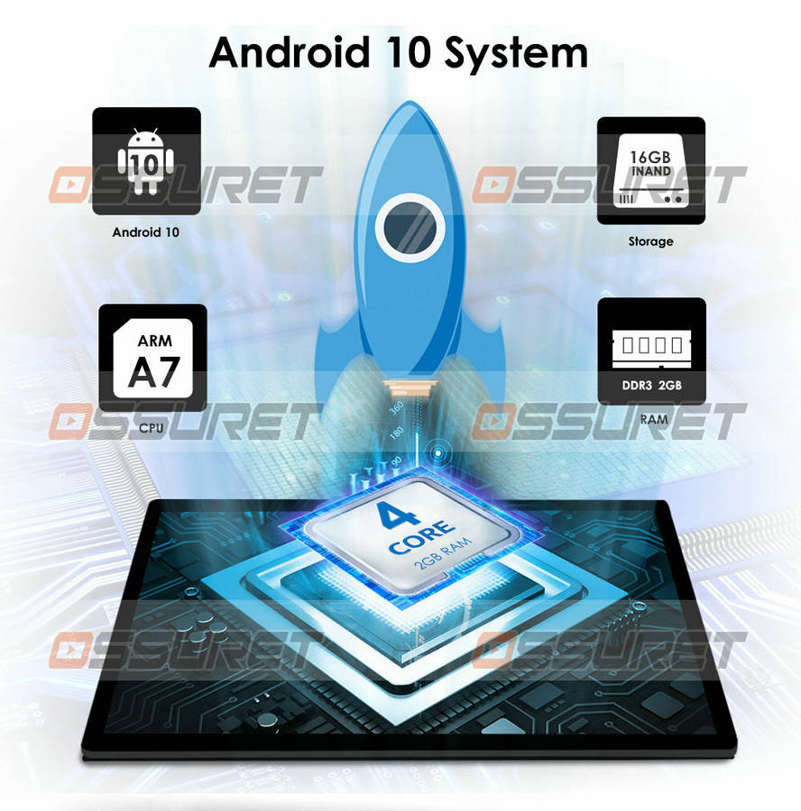 10.1'' Android 9.1 Car Stereo Radio GPS Navi MP5 Player For Honda CRV 2012-2015