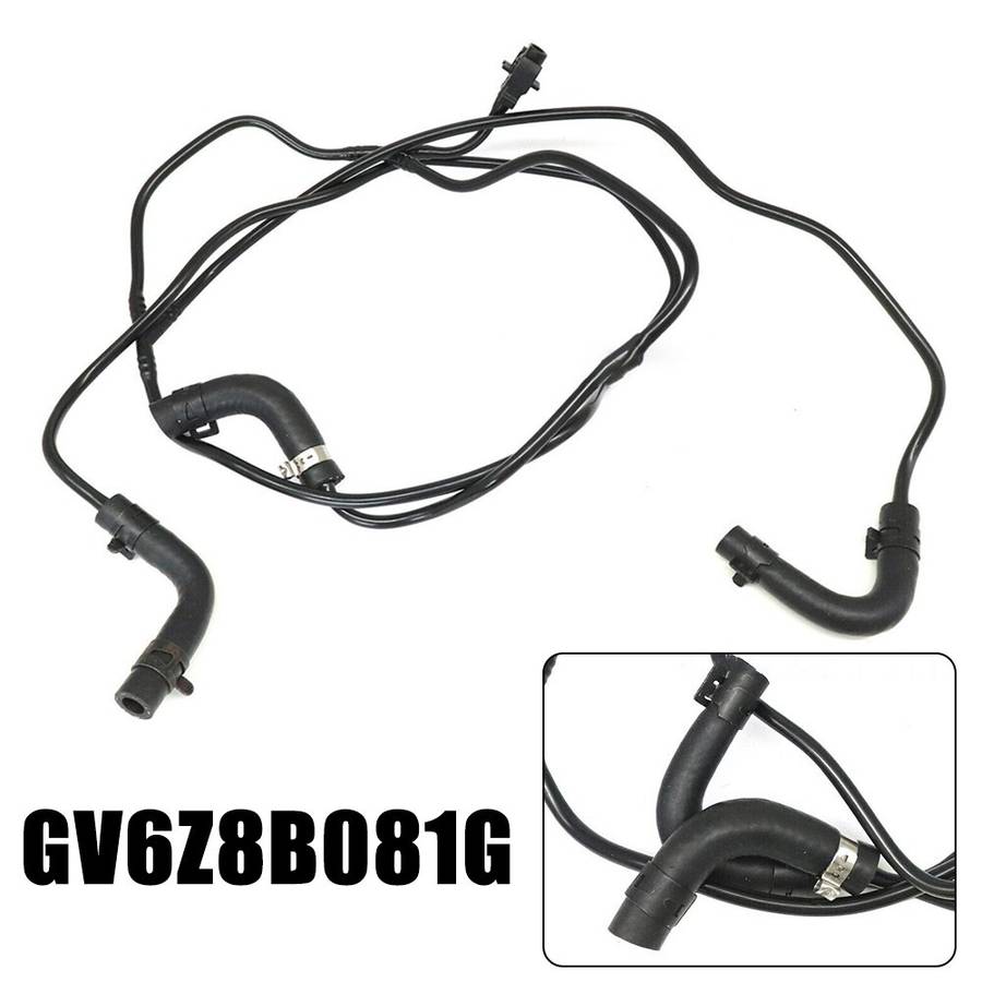 Black Radiator Coolant Hose For Ford Escape 2017 2019 Easy Installation