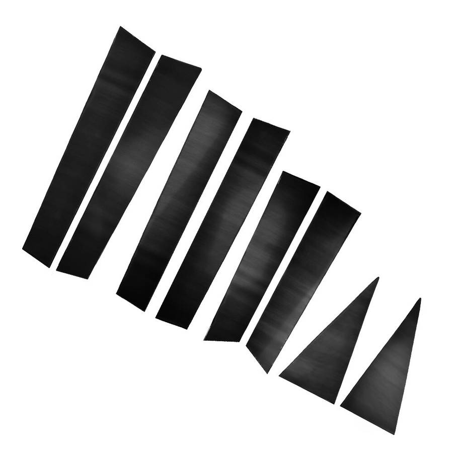 8pcs Car Door Trim Black Pillar Post Fit For Nissan X-Trail 2014 2015 2016