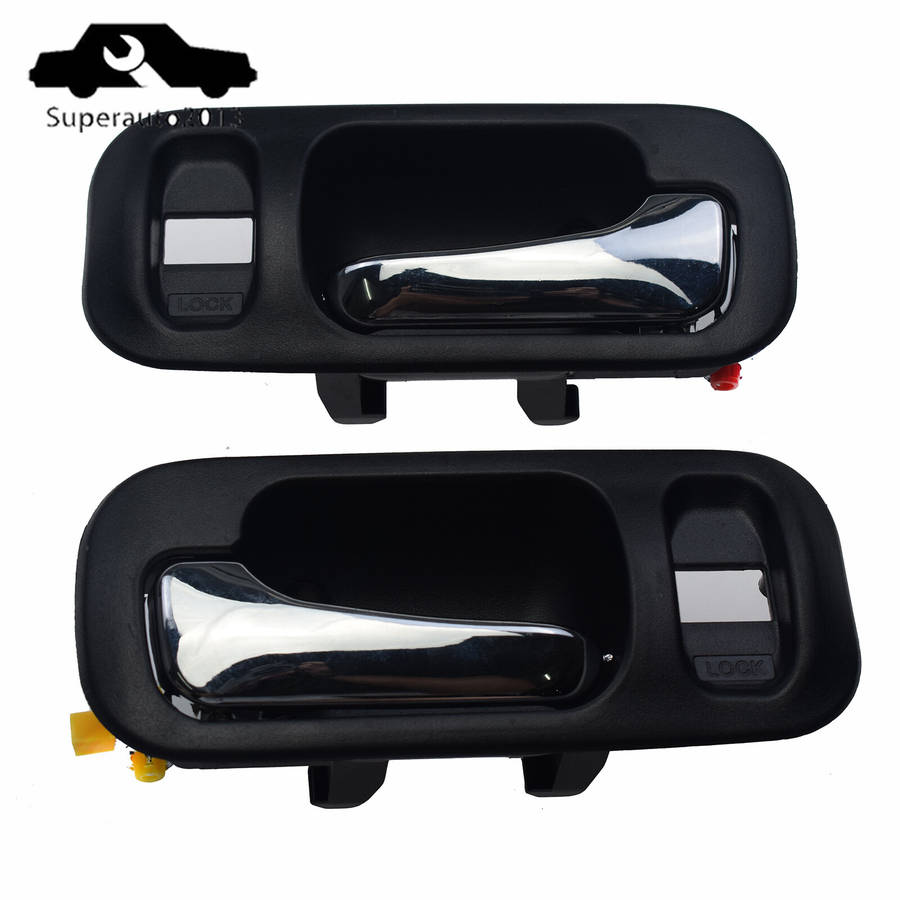 New Pair Front Left & Right Interior Door Handle For 1997-2001 Honda CRV Odyssey