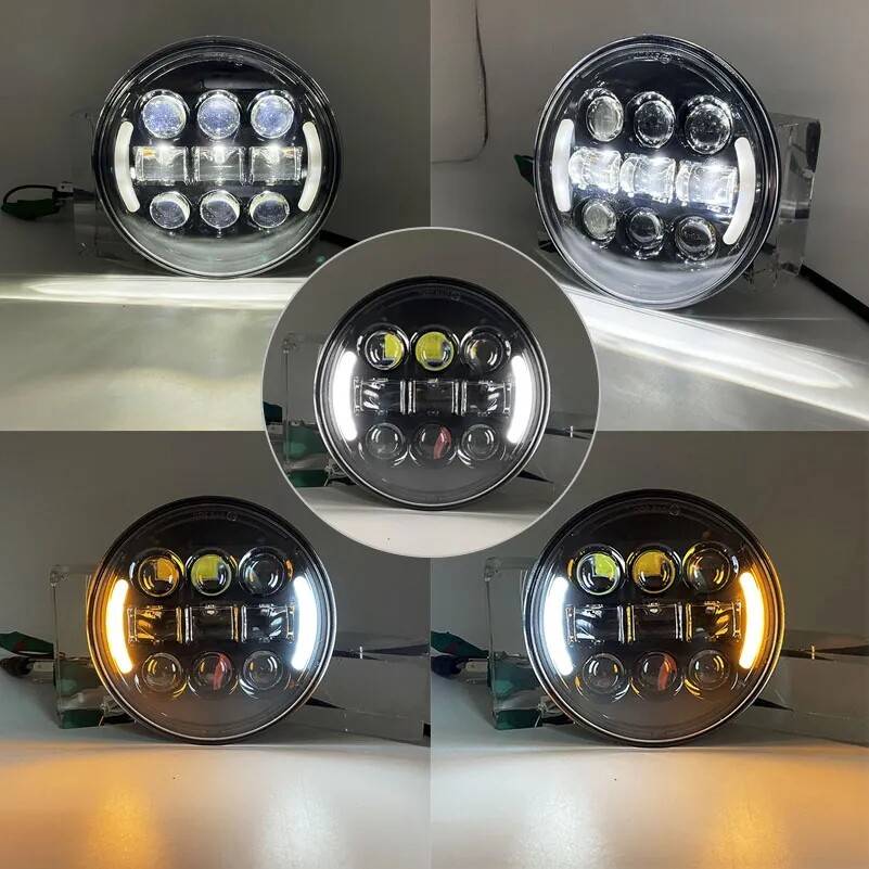 5.75" LED Headlight Assembly For Triumph Speed/Street Triple Thunderbird Rocket3