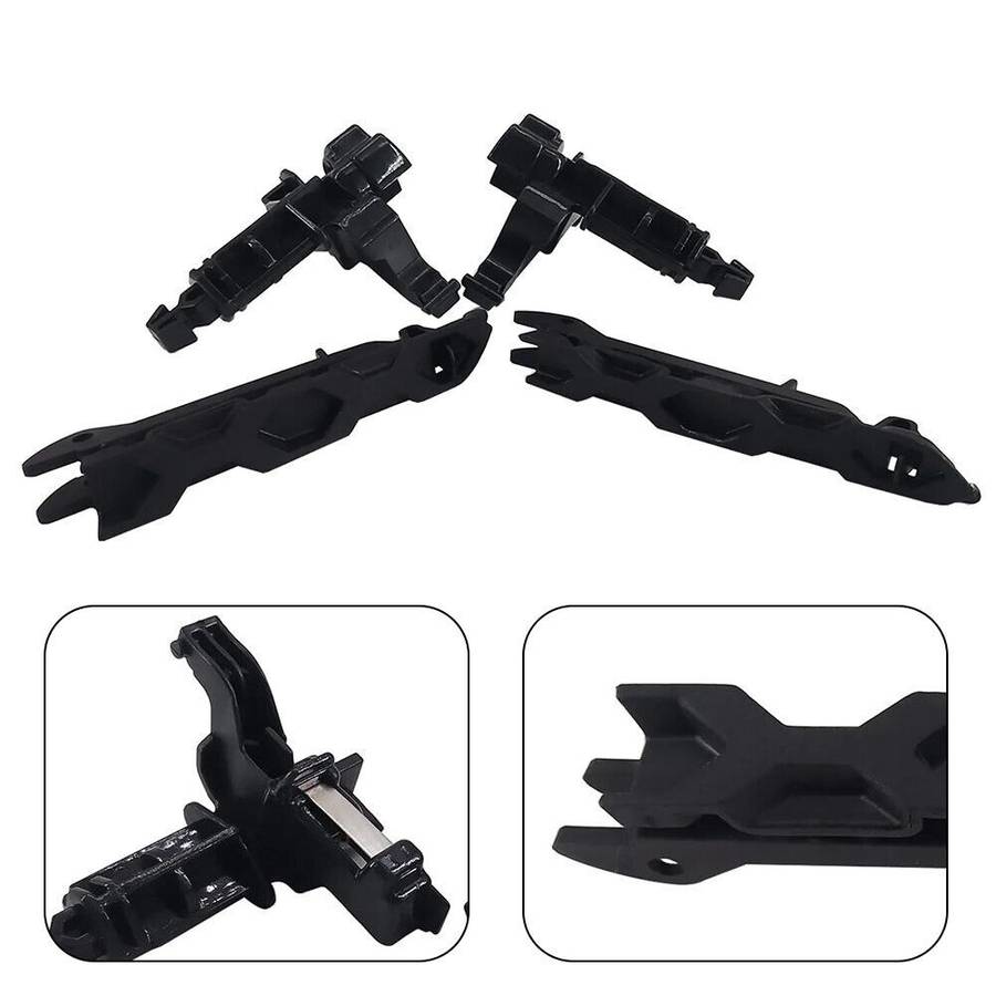 LH RH Front Hood Bonnet Lower Latch Lock Release Handle Set For Smart For Fortwo