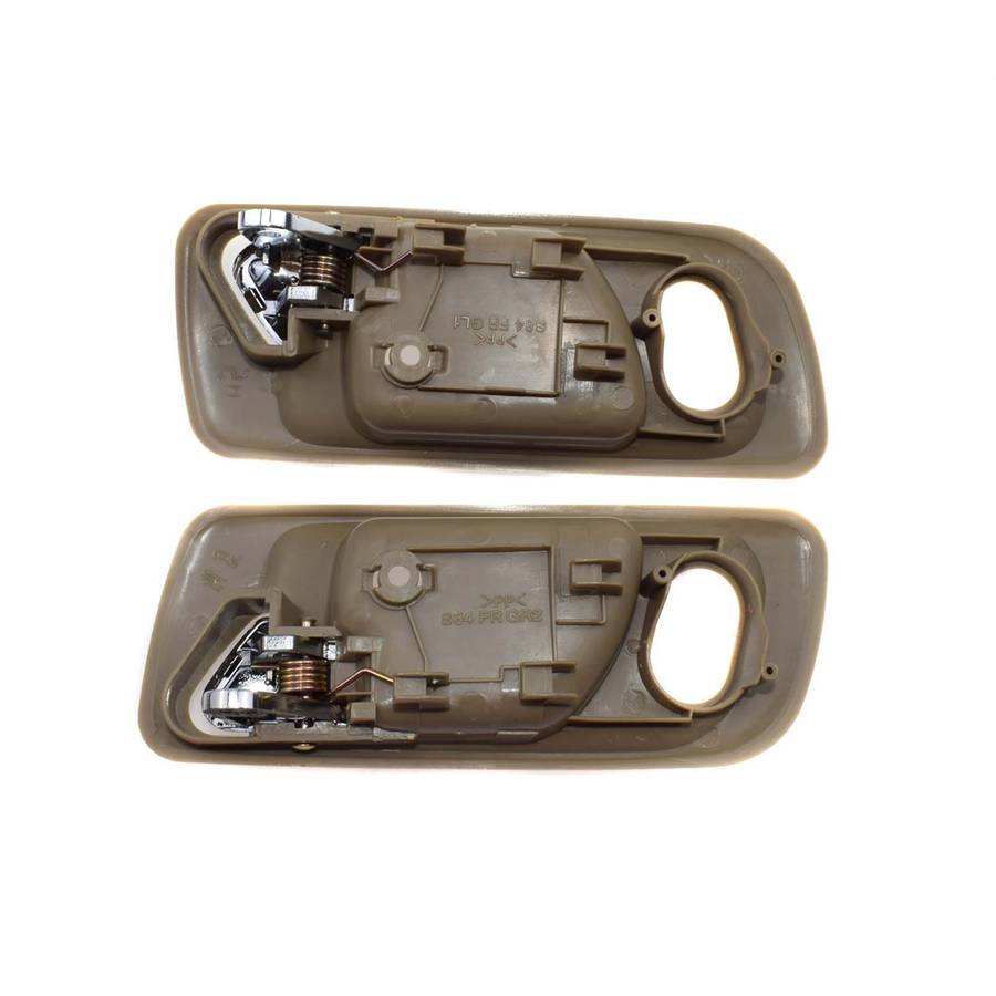 Front Pair Beige Interior Door Handles For 1998-2002 Honda Accord Sedan Odyssey