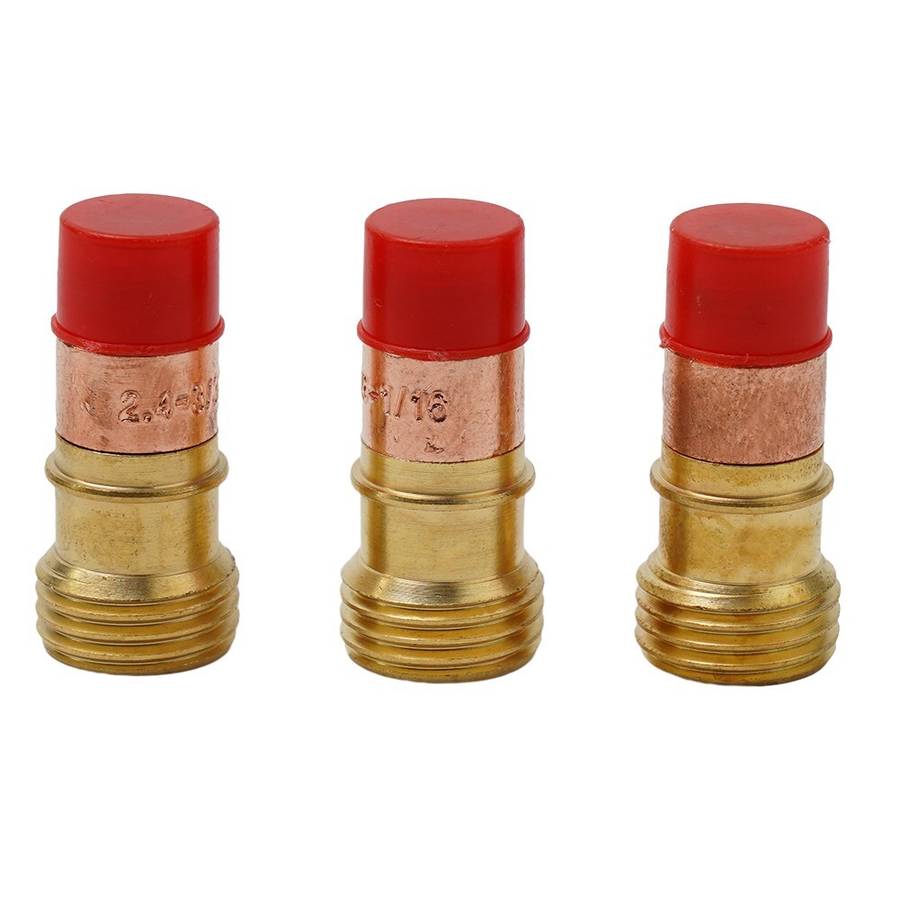 31PCS TIG Welding Torch Gas Lens Nozzles Tungsten Electrode Kit For WP17/18/26