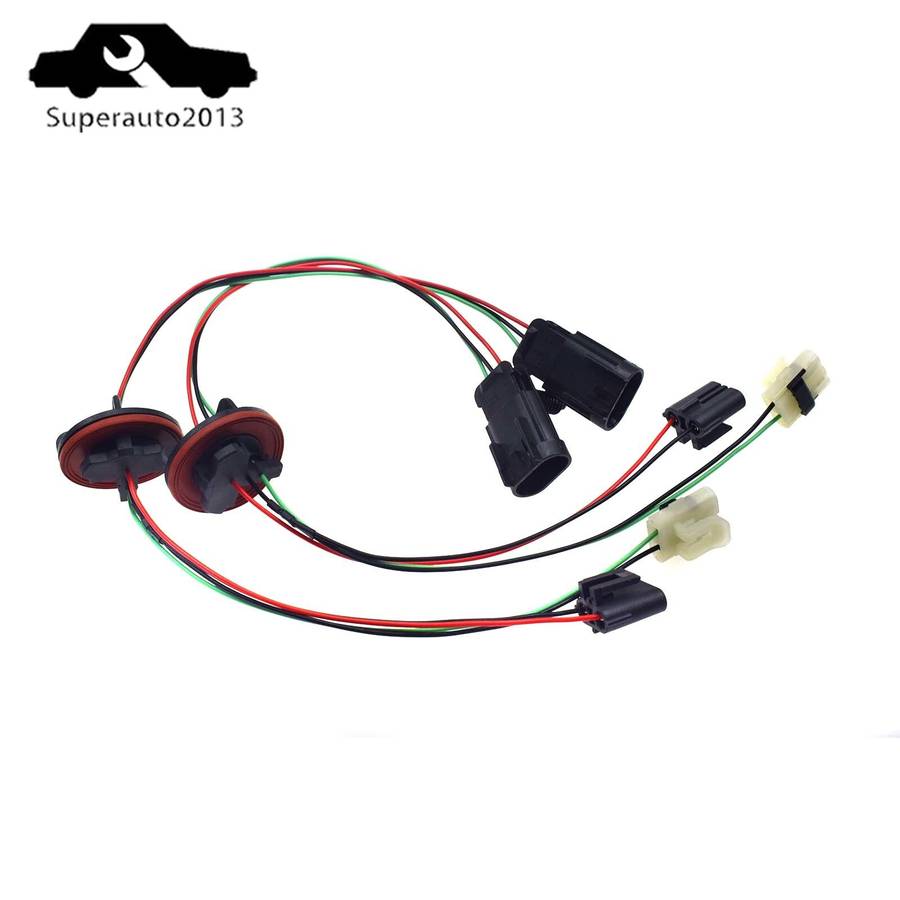 2PCS New Headlight Lamp Wiring Harness For Dodge Ram 1500 2500 3500 68193062AB