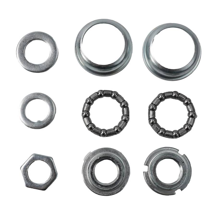 Bike Bicycle Bottom Bracket BB Cup Bearing Set For Large Shell 1 Piece Crank